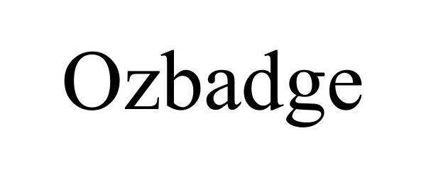  OZBADGE