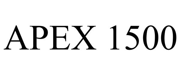 Trademark Logo APEX 1500