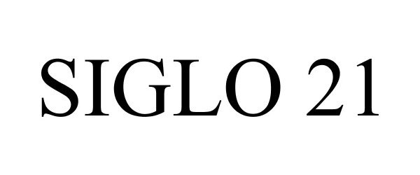 Trademark Logo SIGLO 21