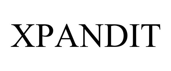 Trademark Logo XPANDIT