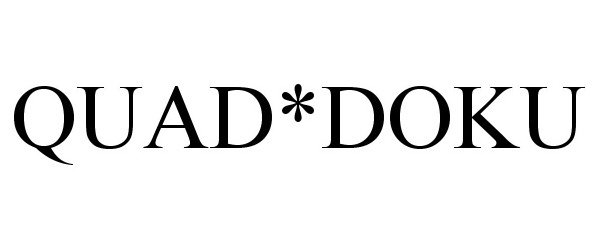 Trademark Logo QUAD*DOKU