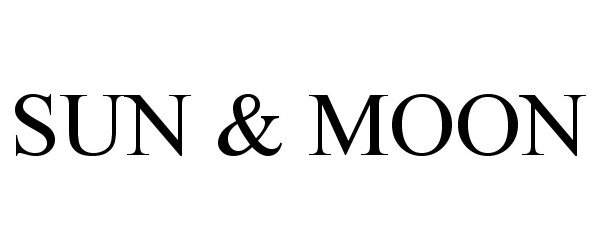 Trademark Logo SUN &amp; MOON