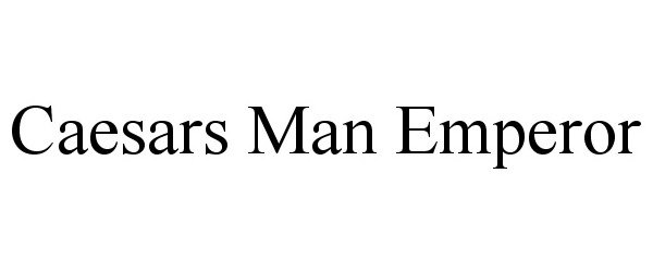 Trademark Logo CAESARS MAN EMPEROR