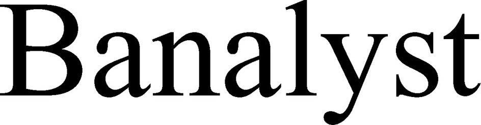 Trademark Logo BANALYST