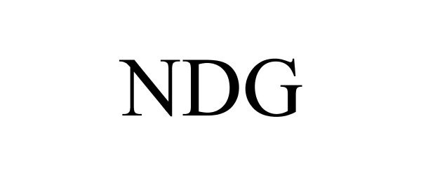 Trademark Logo NDG