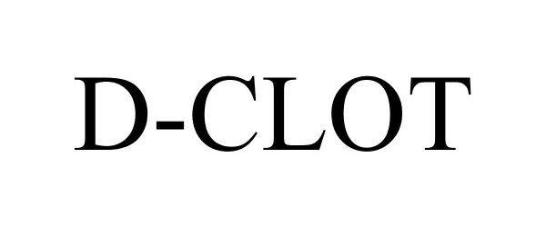 Trademark Logo D-CLOT