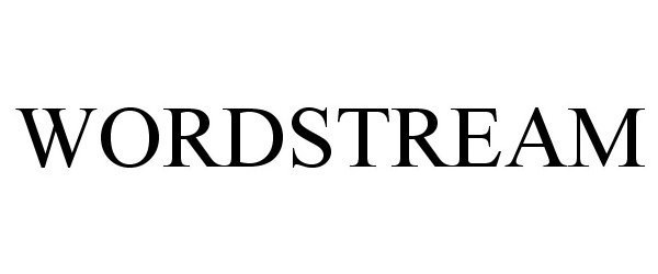 Trademark Logo WORDSTREAM