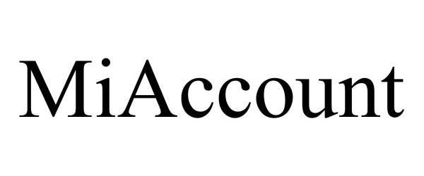 Trademark Logo MIACCOUNT