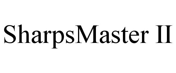 Trademark Logo SHARPSMASTER II