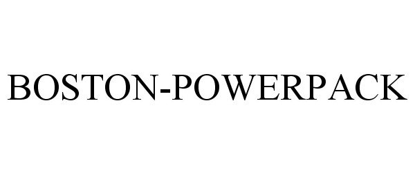 Trademark Logo BOSTON-POWERPACK