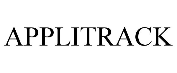 Trademark Logo APPLITRACK