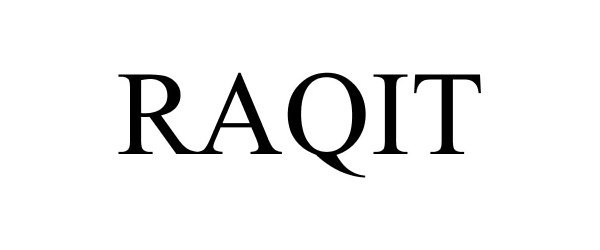 Trademark Logo RAQIT