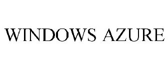 Trademark Logo WINDOWS AZURE