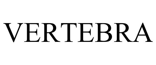 Trademark Logo VERTEBRA