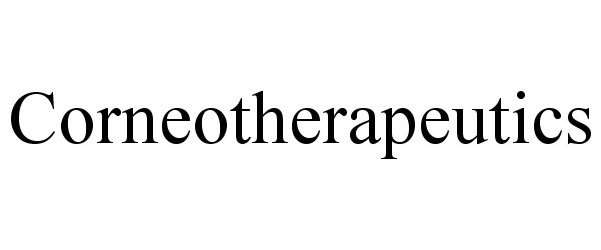  CORNEOTHERAPEUTICS