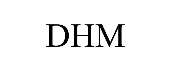 Trademark Logo DHM