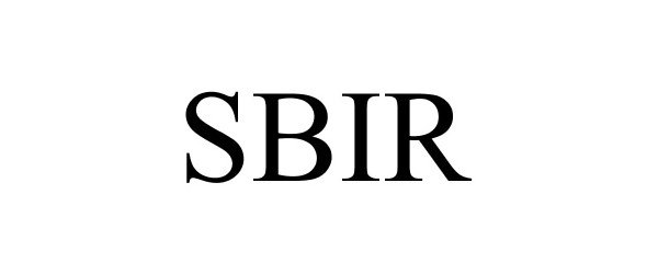 Trademark Logo SBIR