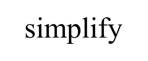 Trademark Logo SIMPLIFY