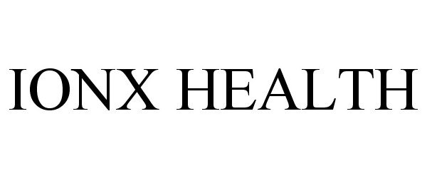  IONX HEALTH