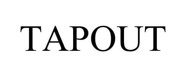 Trademark Logo TAPOUT