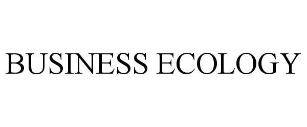  BUSINESS ECOLOGY