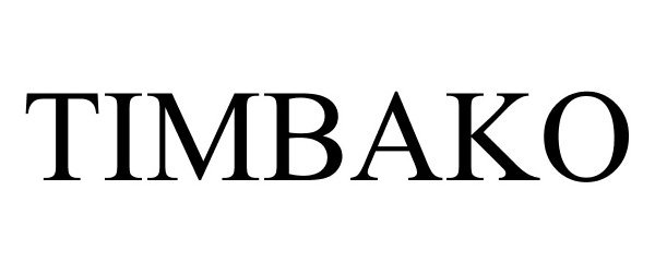 Trademark Logo TIMBAKO