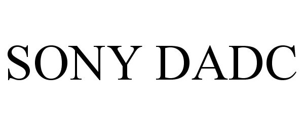 Trademark Logo SONY DADC