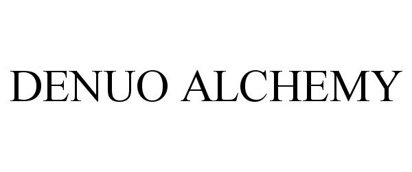 Trademark Logo DENUO ALCHEMY