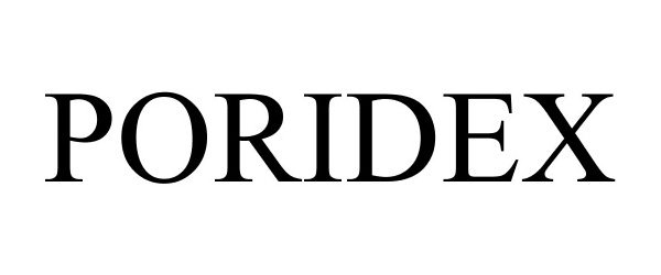 Trademark Logo PORIDEX