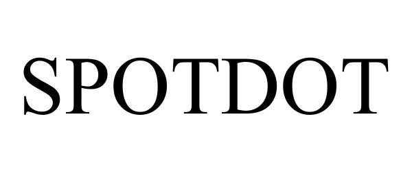 Trademark Logo SPOTDOT