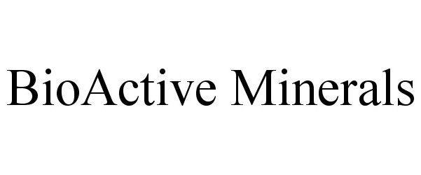  BIOACTIVE MINERALS