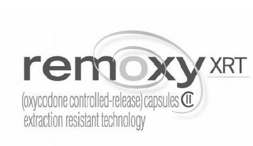Trademark Logo REMOXY XRT (OXYCODONE CONTROLLED-RELEASE) CAPSULES EXTRACTION RESISTANT TECHNOLOGY