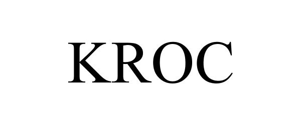 Trademark Logo KROC