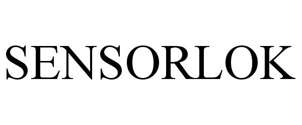 Trademark Logo SENSORLOK