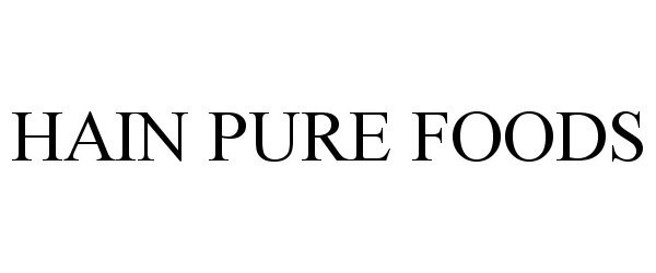 HAIN PURE FOODS