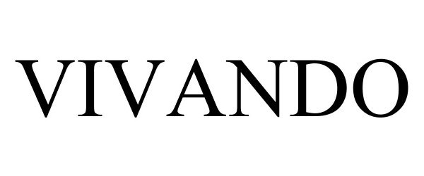 Trademark Logo VIVANDO