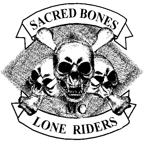 Trademark Logo SACRED BONES MC LONER RIDERS