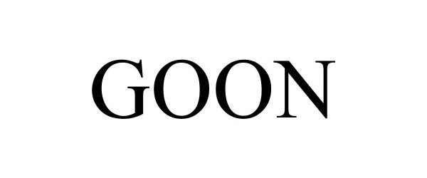 Trademark Logo GOON