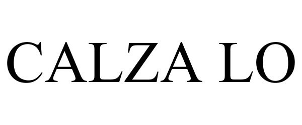 Trademark Logo CALZA LO