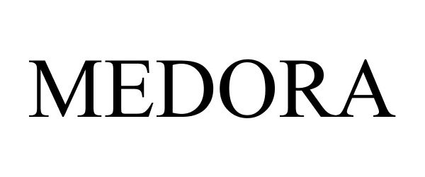 Trademark Logo MEDORA