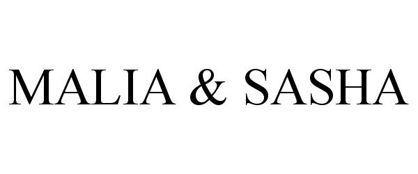 Trademark Logo MALIA &amp; SASHA