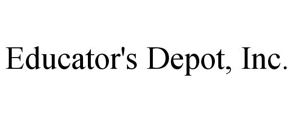 Trademark Logo EDUCATOR'S DEPOT, INC.