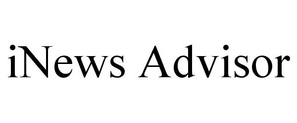 Trademark Logo INEWS ADVISOR