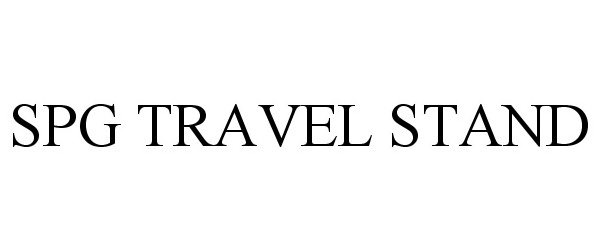 Trademark Logo SPG TRAVEL STAND