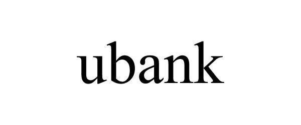 Trademark Logo UBANK