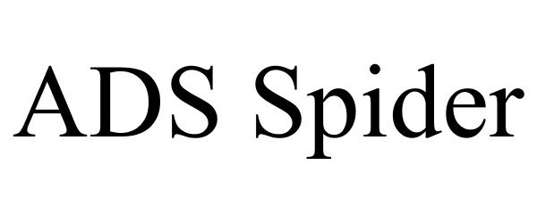 Trademark Logo ADS SPIDER