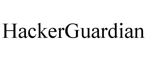 Trademark Logo HACKERGUARDIAN
