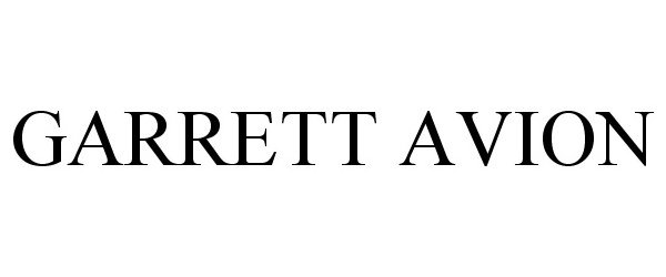 Trademark Logo GARRETT AVION