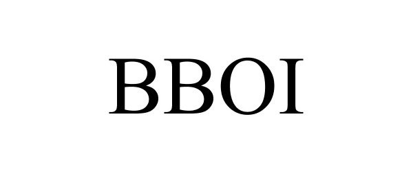 Trademark Logo BBOI