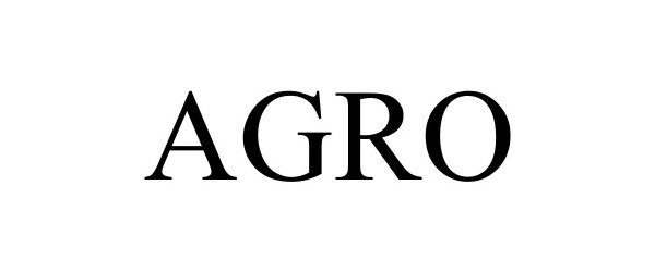  AGRO